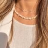 Collier de perle de l'eau douce ÉPURE