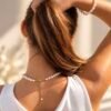 Collier de perle de l'eau douce ÉPURE
