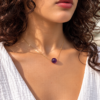 collier 1 mannequin Collier améthyste avec pendentif INTUITION