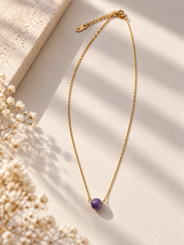 cool 1 Collier améthyste avec pendentif INTUITION