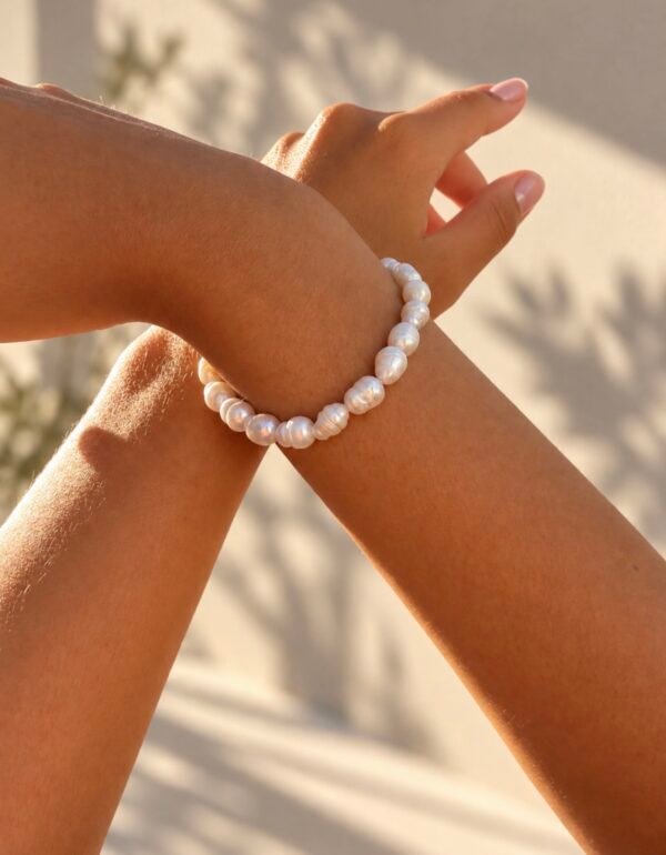 Screenshot Bracelet perles d'eau douce ÉPURE — élastique