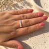 Bague en perles d'eau douce EPURE