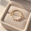 Bague en perles d'eau douce EPURE