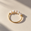 Bague en perles d'eau douce EPURE
