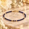azulea-lapis-lazuli-bracelet Bracelet AZULÉA en lapis-lazuli facetté, détails dorés