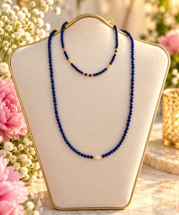 azulea-lapis-lazuli-ensemble-2 Collier et bracelet AZULÉA en lapis-lazuli bleu profond – Serinaé