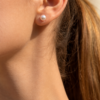 Puces d’oreilles ÉPURE — perles d’eau douce