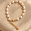 Bracelet ÉPURE — perles d'eau douce naturelles