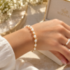 Bracelet ÉPURE — perles d'eau douce naturelles