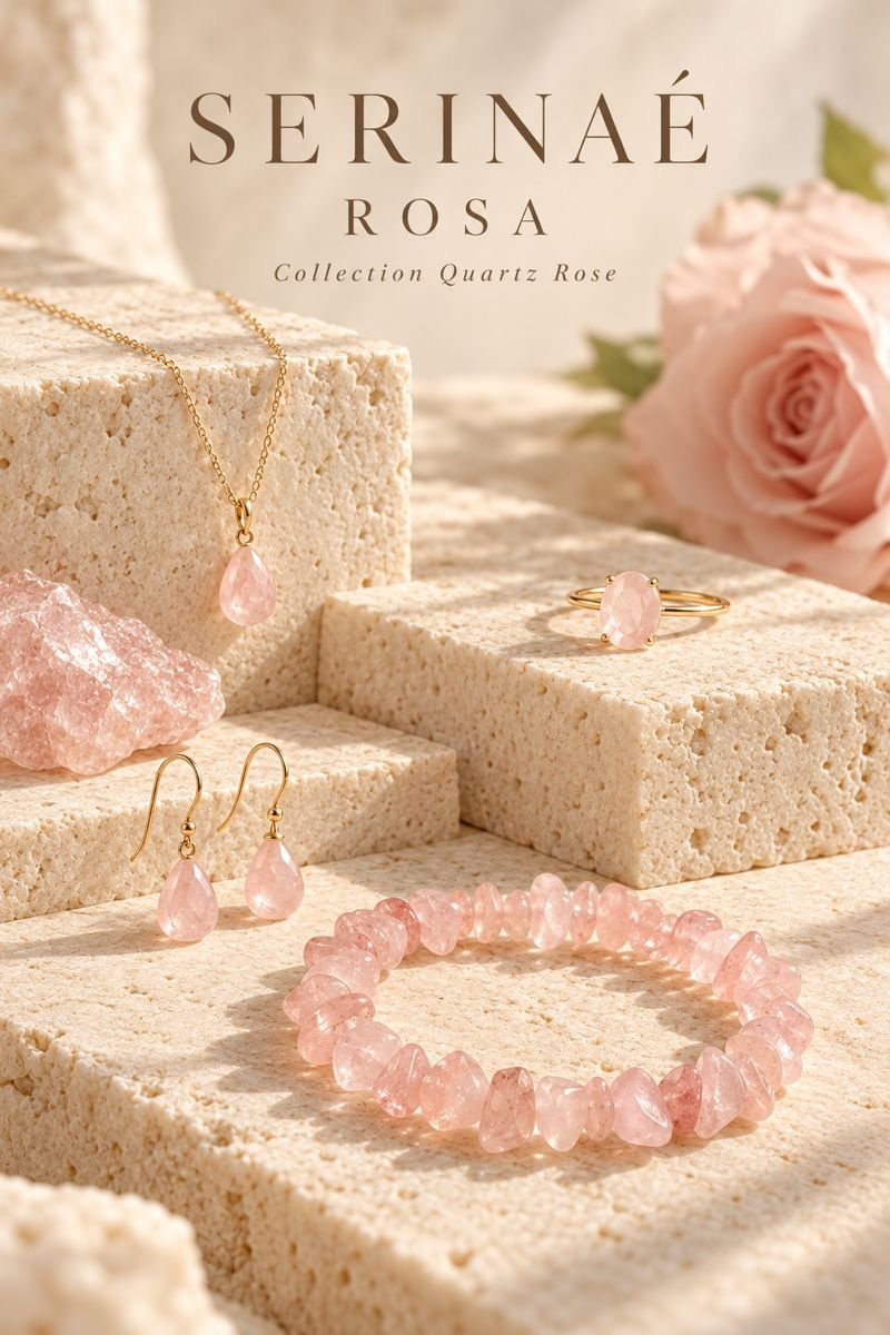 Collection ROSA Serinaé – quartz rose