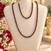 garance-grenat-ensemble-collier-bracelet-1 Ensemble GARANCE : collier et bracelet en grenat naturel facetté rouge bordeaux