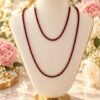 garance-grenat-ensemble-collier-bracelet-2 Collier et bracelet GARANCE en grenat rouge profond – Serinaé